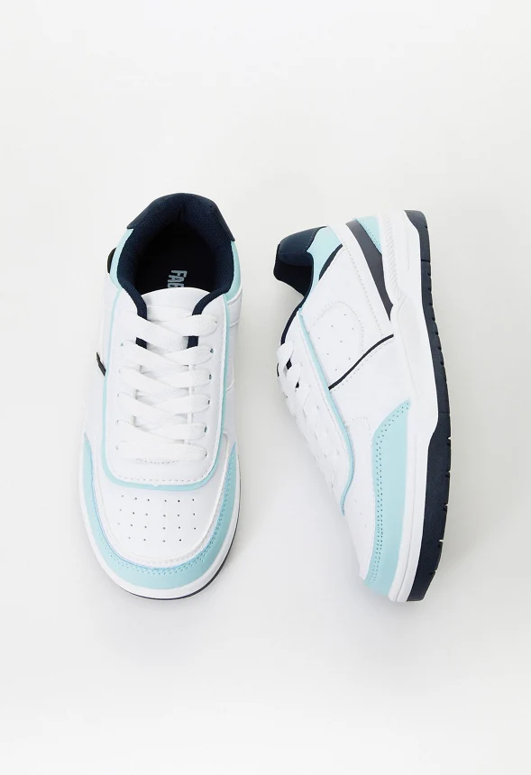 Colorblock Pieced Court Sneaker - Image 5