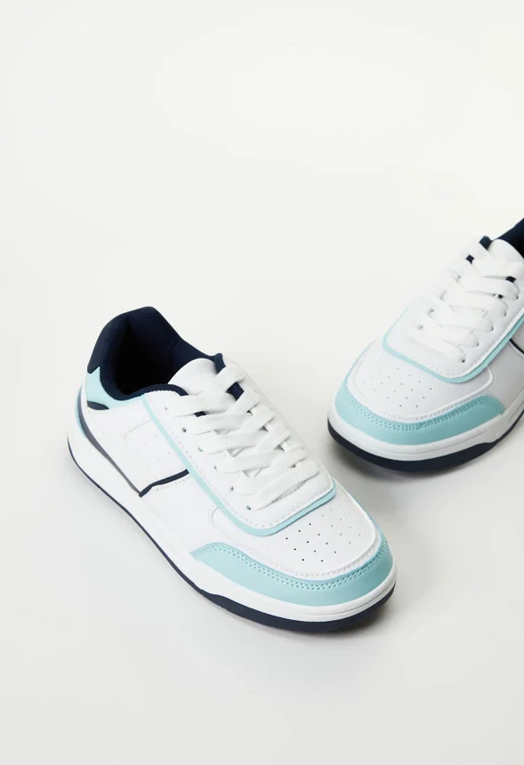Colorblock Pieced Court Sneaker - Image 6