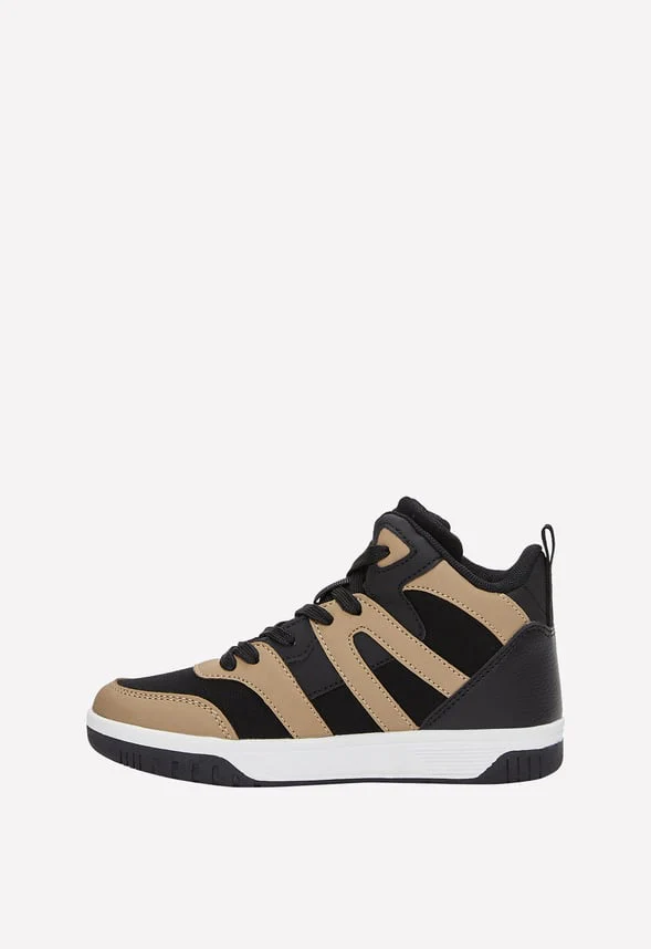 Colorblock Pieced High Top Sneaker - Image 4