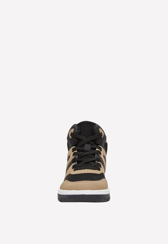 Colorblock Pieced High Top Sneaker - Image 5