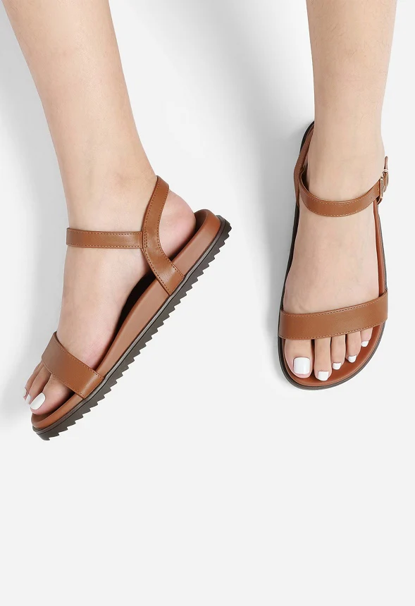 Comfort Arch Support Flat Sandal - Image 2