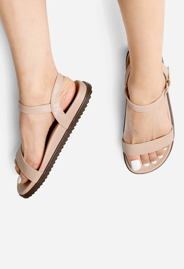 Comfort Arch Support Flat Sandal - Image 2