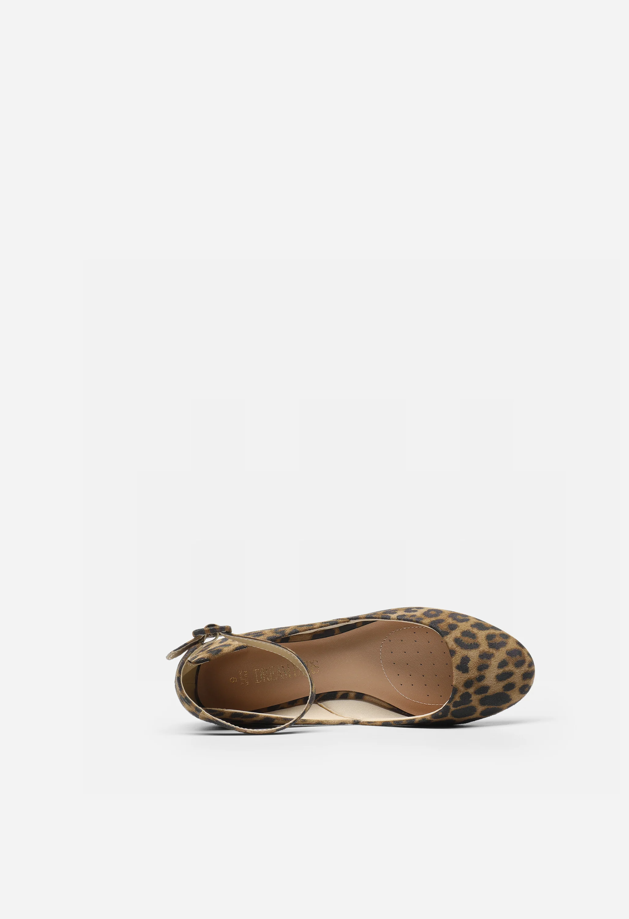 Comfortable Ankle Strap Low Wedge Flats - Image 3