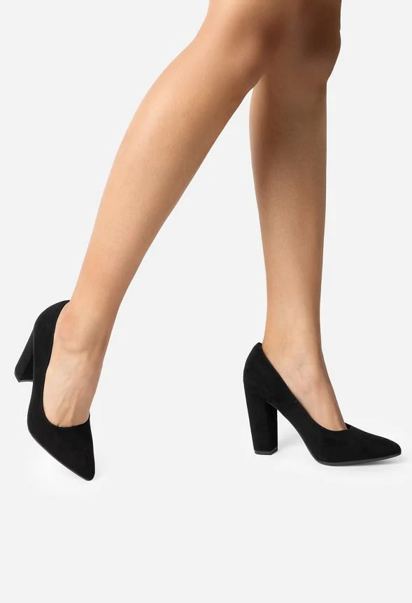 Comfortable Block Heel Pumps - Image 7