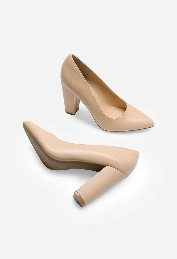 Comfortable Block Heel Pumps - Image 5