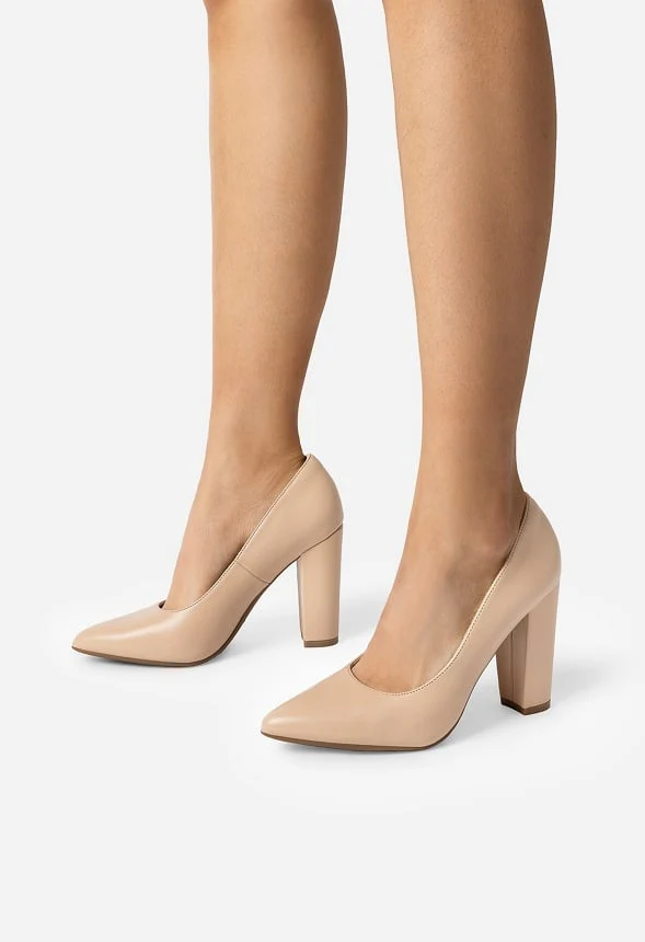Comfortable Block Heel Pumps - Image 7