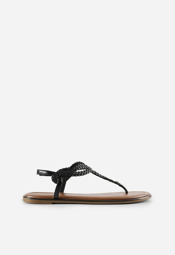 Comfortable T-Strap Thong Flat Sandal - Image 4