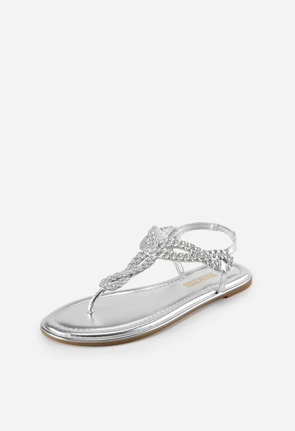 Comfortable T-Strap Thong Flat Sandal - Image 2