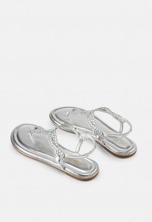 Comfortable T-Strap Thong Flat Sandal - Image 4