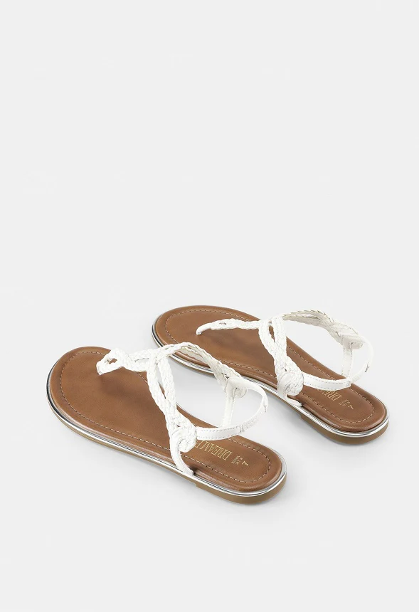 Comfortable T-Strap Thong Flat Sandal - Image 4