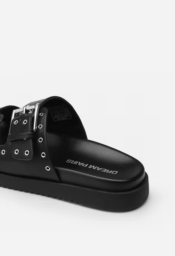 Comfy Arch Support Chunky Flat Sandals - Image 6