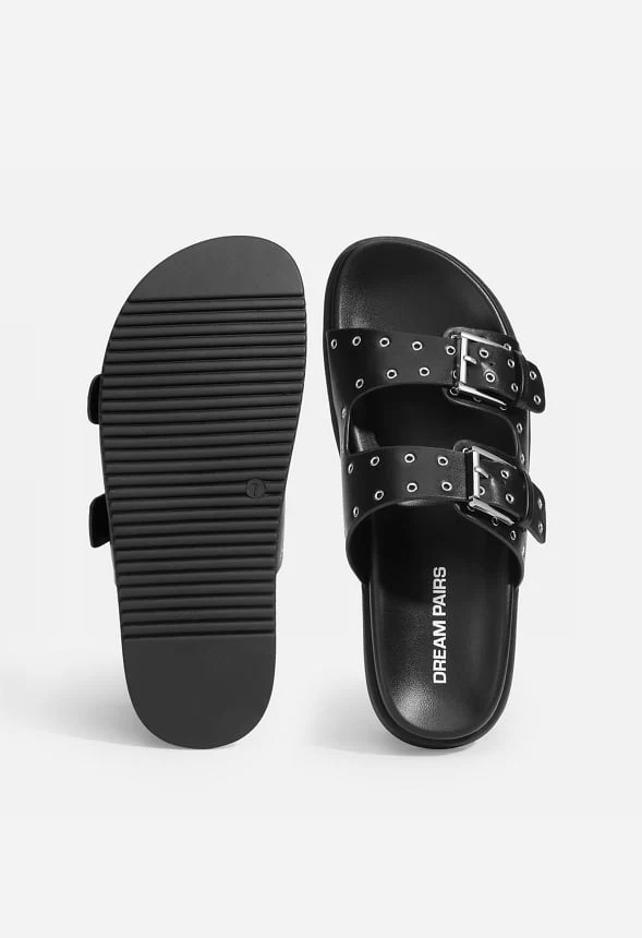 Comfy Arch Support Chunky Flat Sandals - Image 7