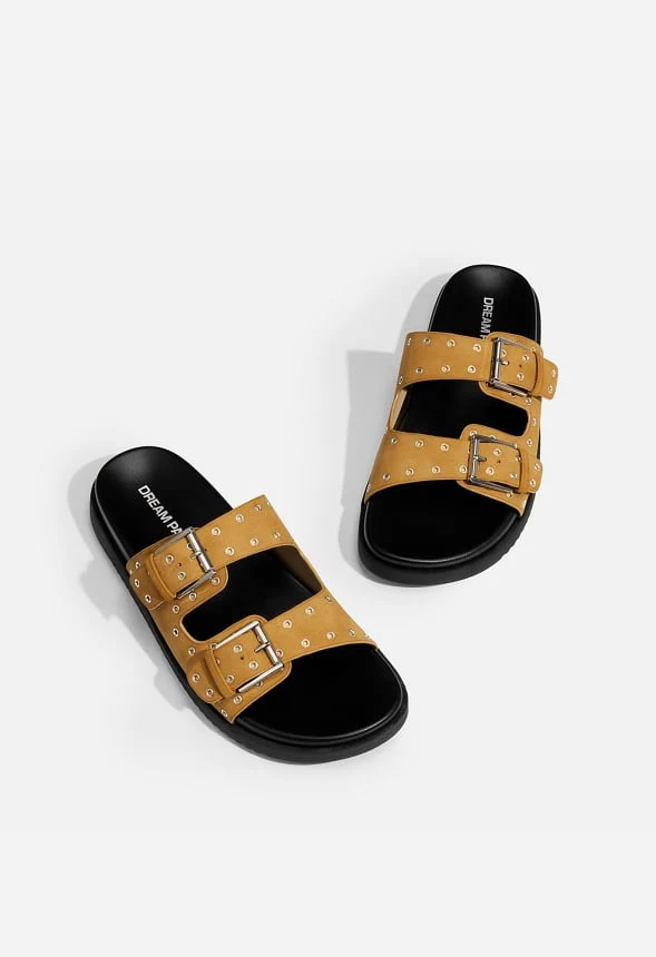 Comfy Arch Support Chunky Flat Sandals - Image 5