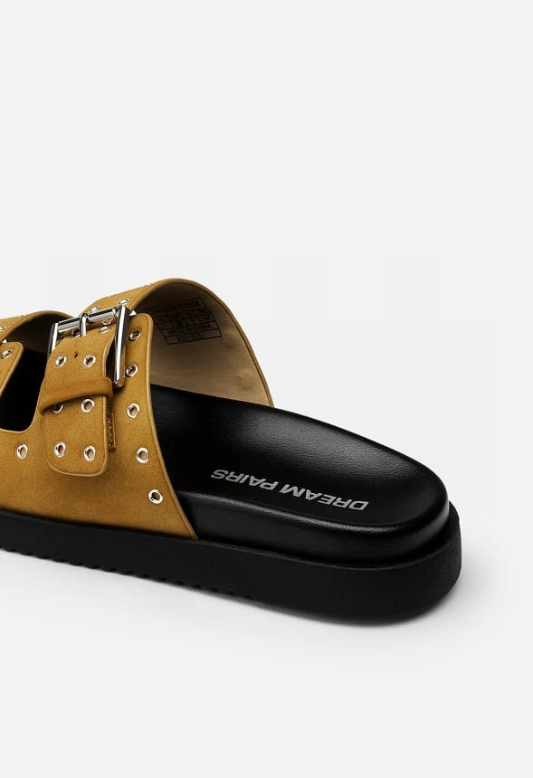 Comfy Arch Support Chunky Flat Sandals - Image 6