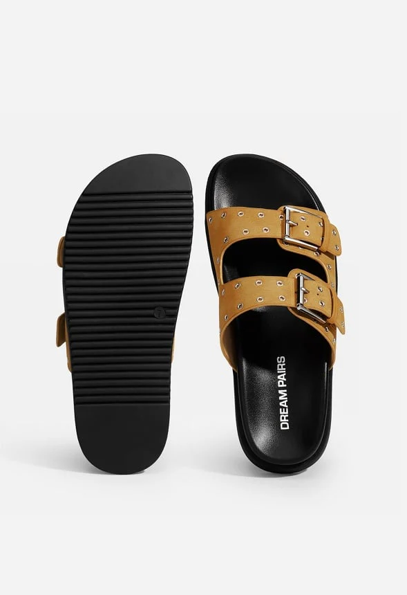 Comfy Arch Support Chunky Flat Sandals - Image 7