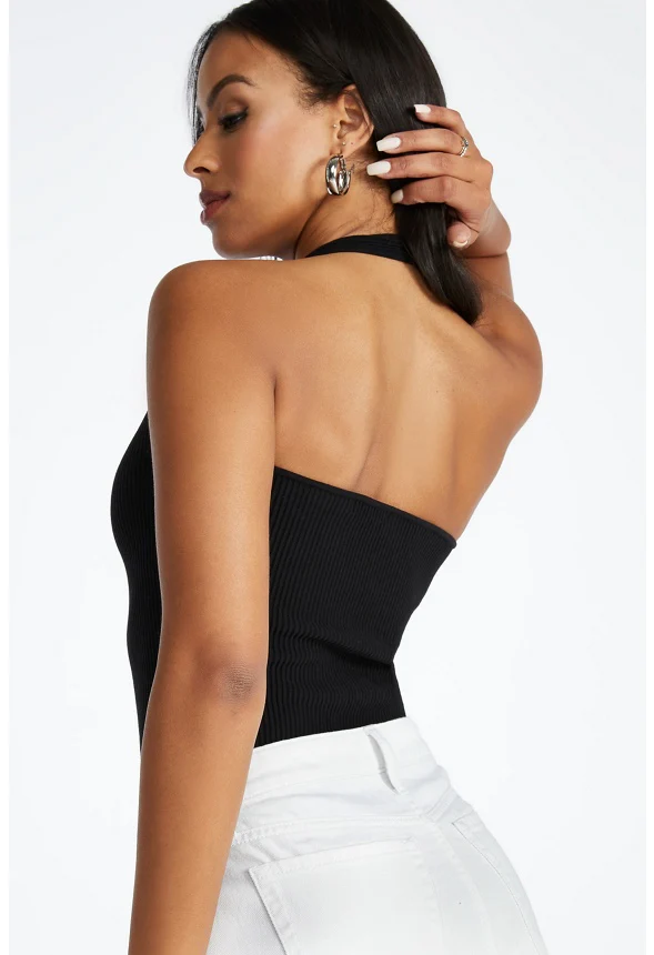 Compact Rib Halter Top - Image 2