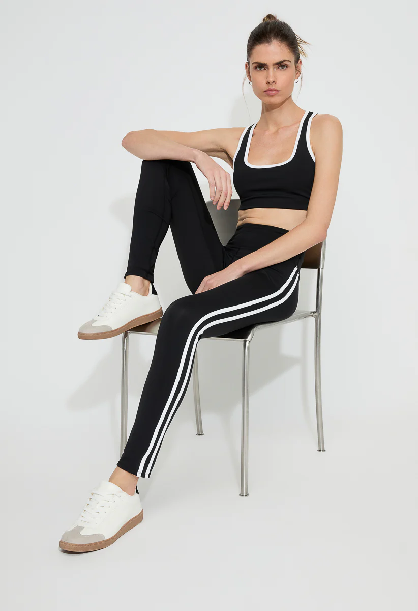 Contrast High Waisted Active Leggings - Image 5