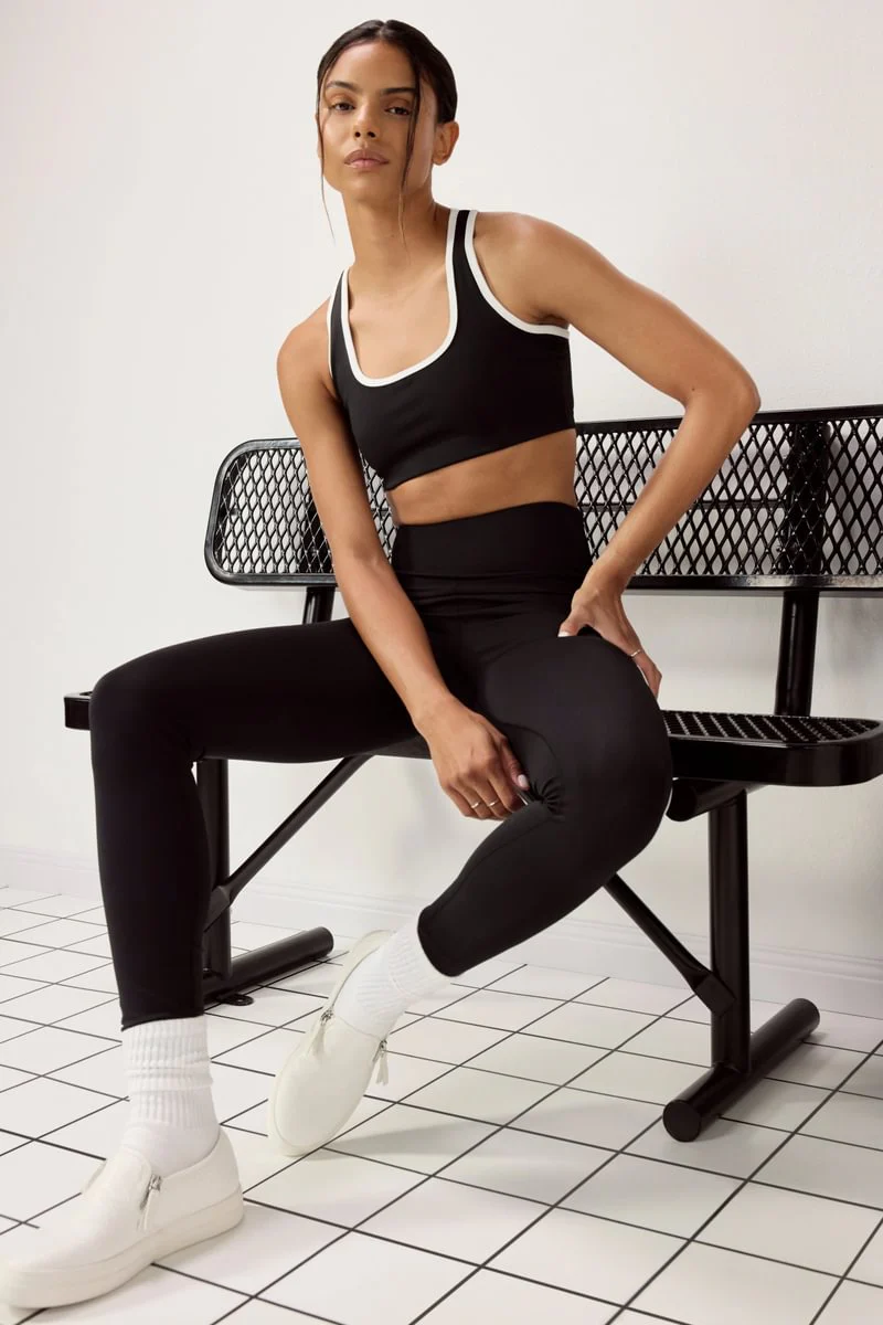 Contrast High Waisted Active Leggings - Image 6