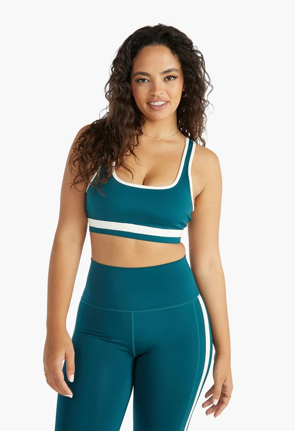 Contrast Racerback Sports Bra - Image 5