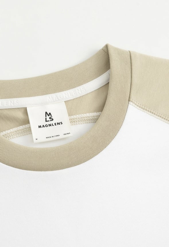 Contrast Raglan Regular Fit Tee - Image 3