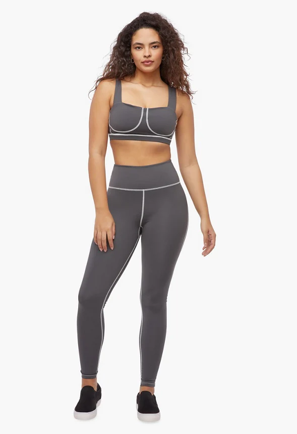 Contrast Stitch Bra - Image 3