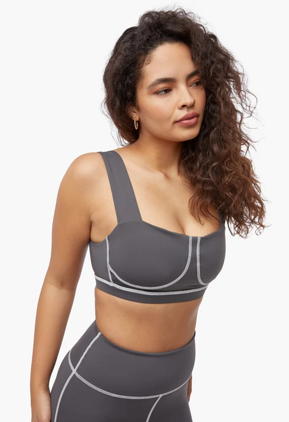 Contrast Stitch Bra - Image 4