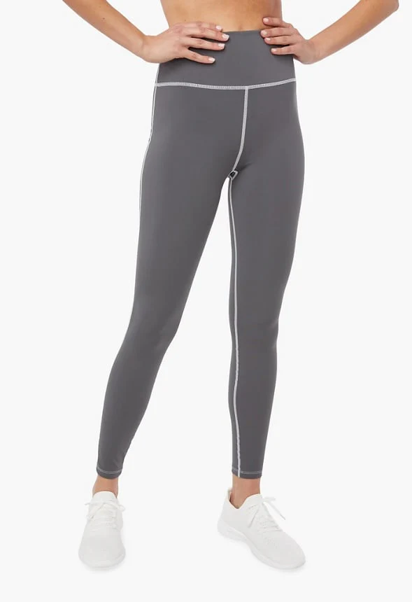 Contrast Stitch Leggings - Image 2