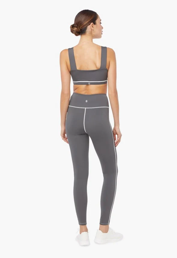 Contrast Stitch Leggings - Image 3