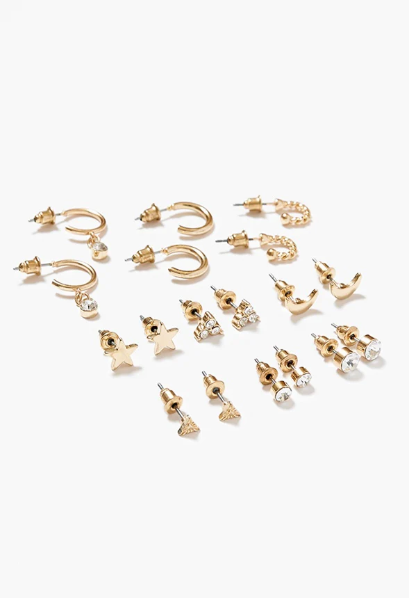 Cora Eclectic 9-Pair Studs - Image 3