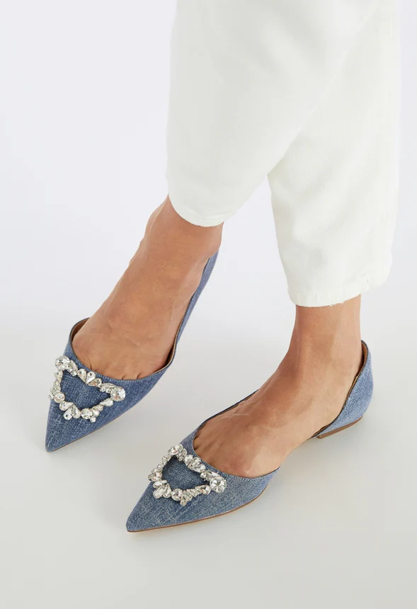 Coralin Pointed Toe Flat - Image 2