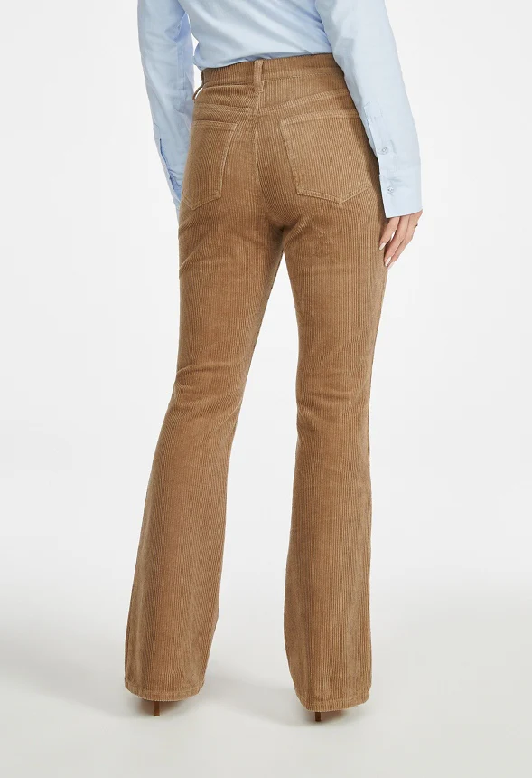 Corduroy High Rise Bootcut Pants - Image 2