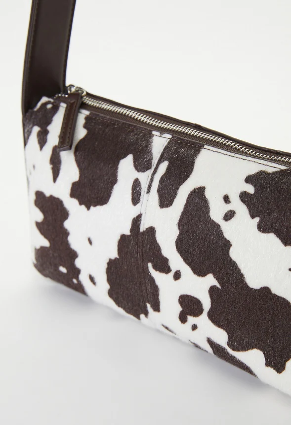 Cow Print Shoulder Bag - Image 5