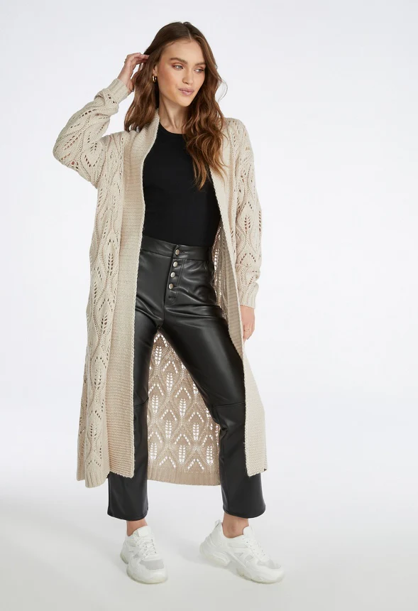 Cozy Crochet Cardigan - Image 4
