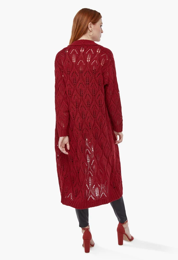 Cozy Crochet Cardigan - Image 3