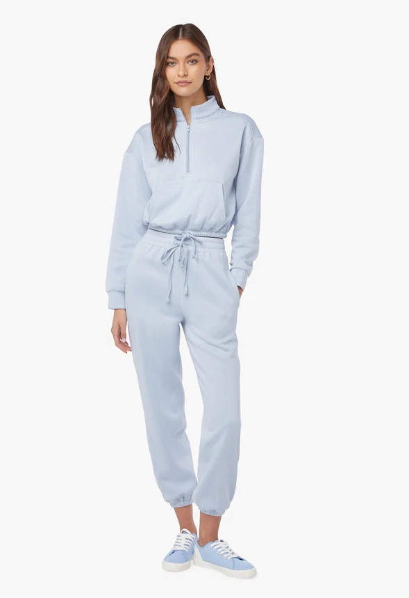 Cozy Henley Sweatshirt - Image 3