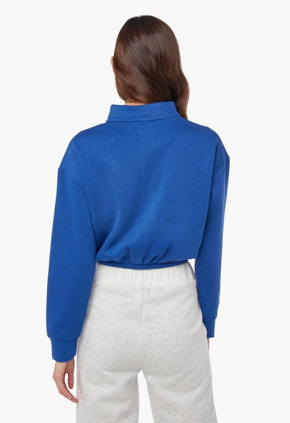 Cozy Henley Sweatshirt - Image 2