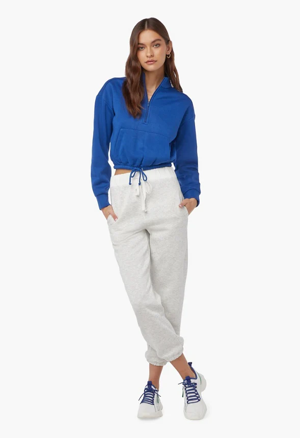 Cozy Henley Sweatshirt - Image 3