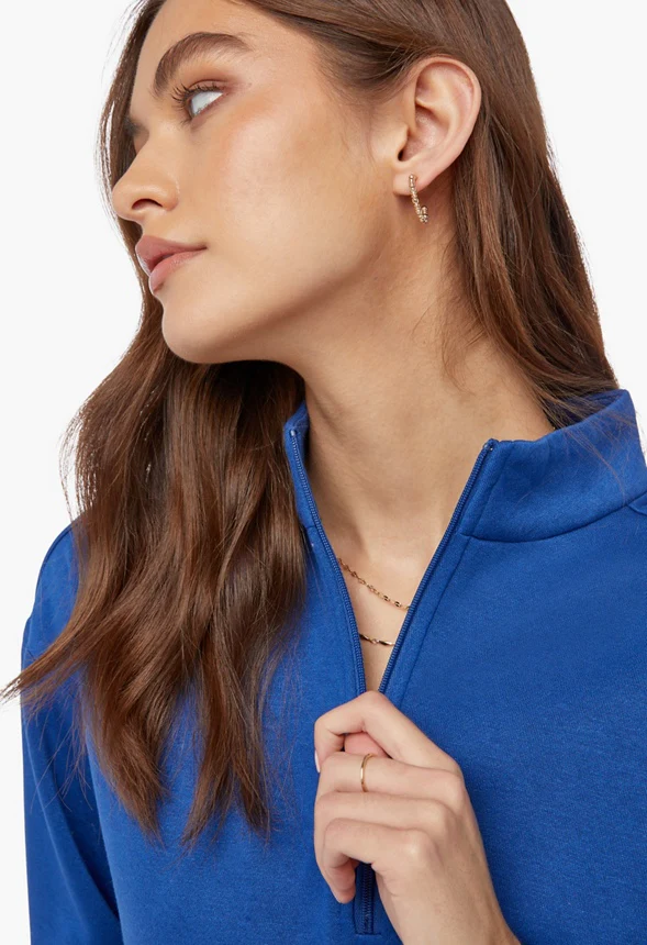 Cozy Henley Sweatshirt - Image 4