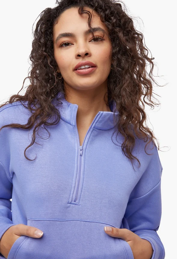 Cozy Henley Sweatshirt - Image 4