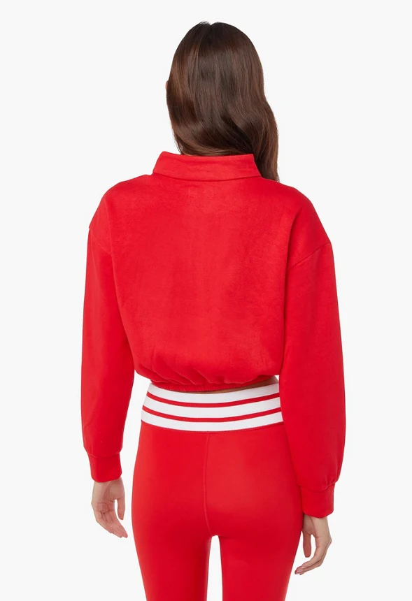 Cozy Henley Sweatshirt - Image 2