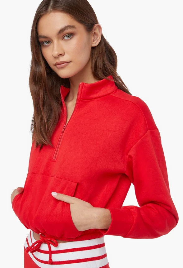 Cozy Henley Sweatshirt - Image 4