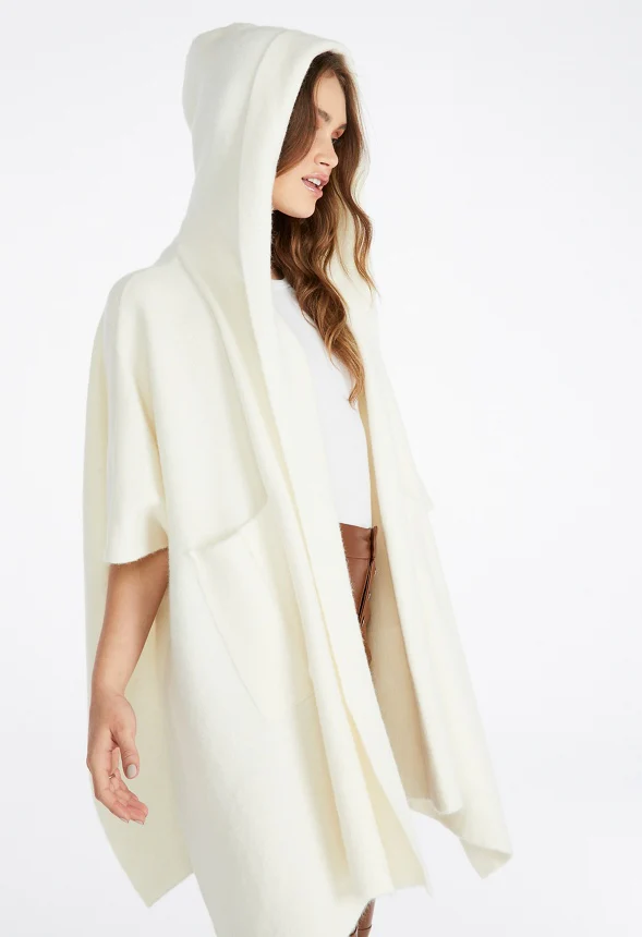 Cozy Hooded Ruana - Image 3