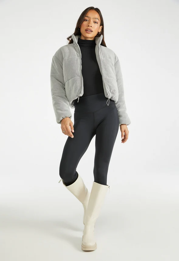 Cozy Ribknit Puffer - Image 2