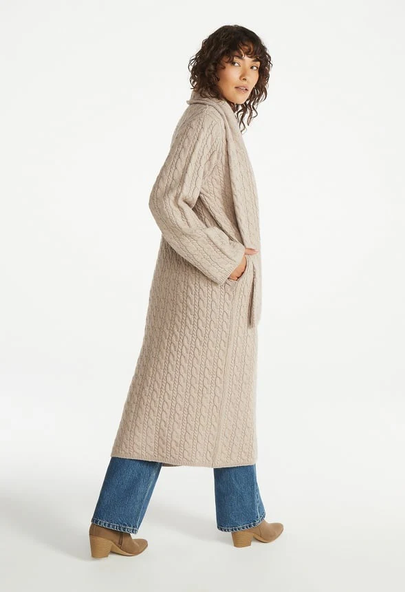 Cozy Scarf Cardigan - Image 2