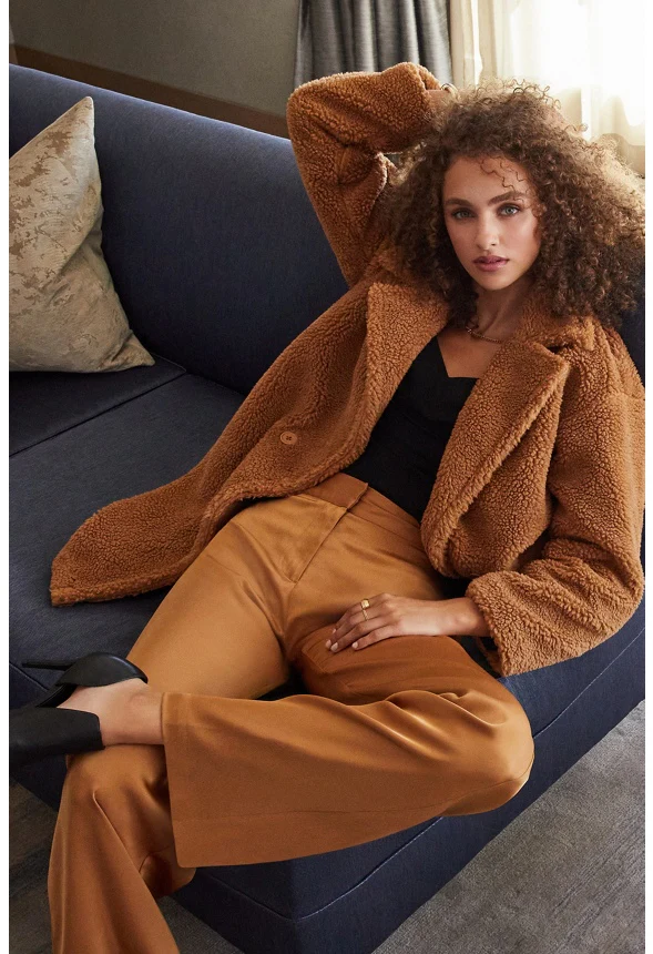 Cozy Teddy Coat - Image 2