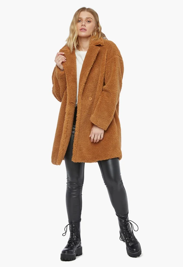 Cozy Teddy Coat - Image 3