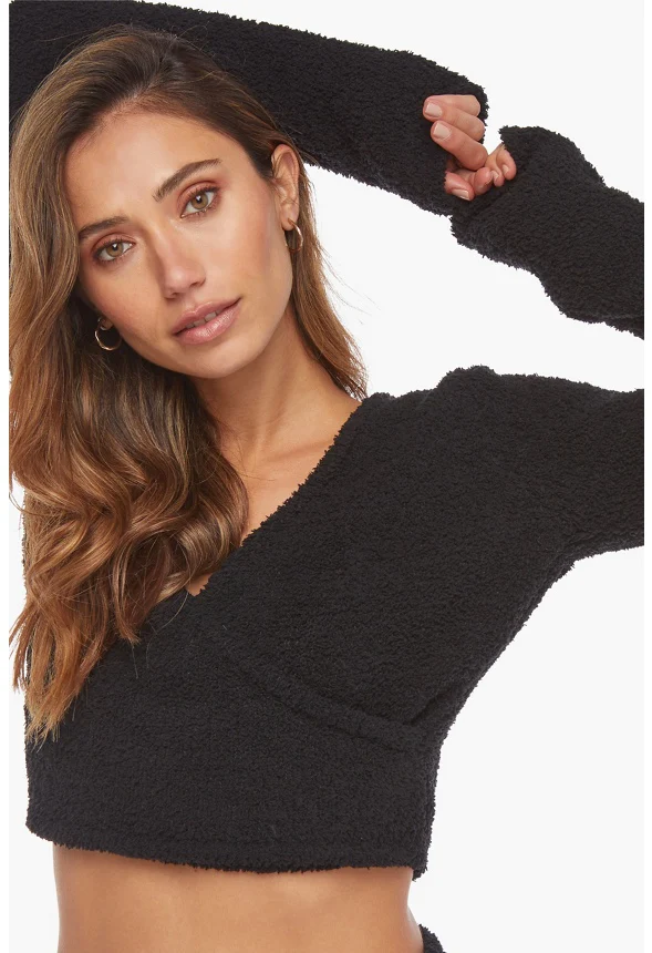 Cozy Wrap Long Sleeve Top - Image 4