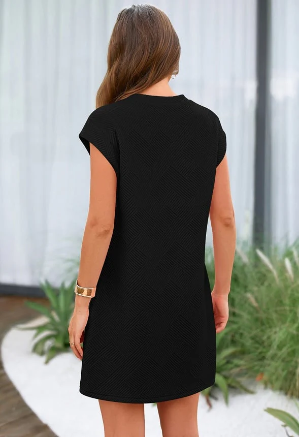 Crew Neck T Shirt Mini Dress - Image 3