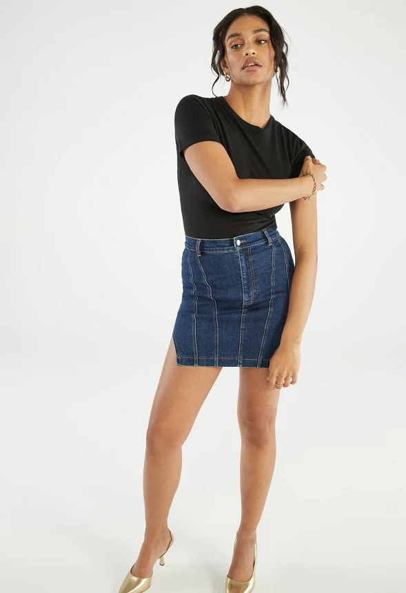 Crew Neck Tee Bodysuit - Image 4