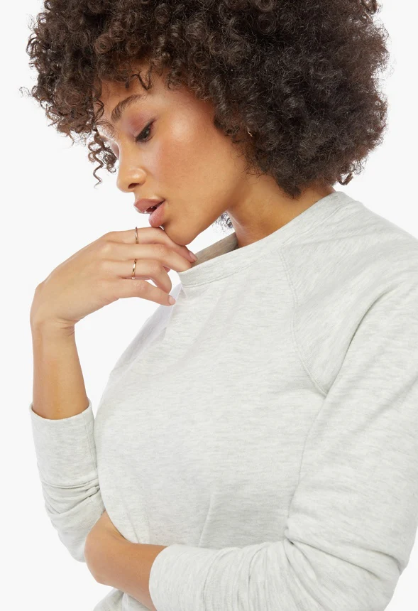 Crew Neck French Terry Sweatshirt - Image 4
